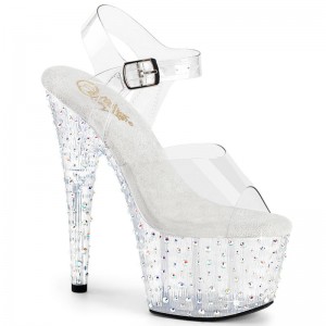 Dámské Sandály Na Platformě Pleaser Stardance-708 Rhinestones Viacfarebný | CZ CZRSML