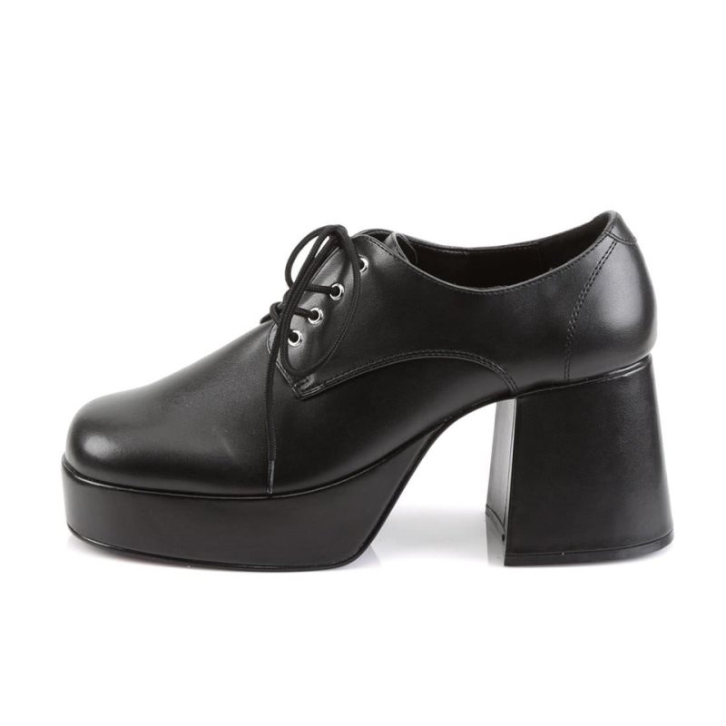 Pánské Boty Pleaser Jazz-02 Vegan Leather Černé | CZ CZCBXK